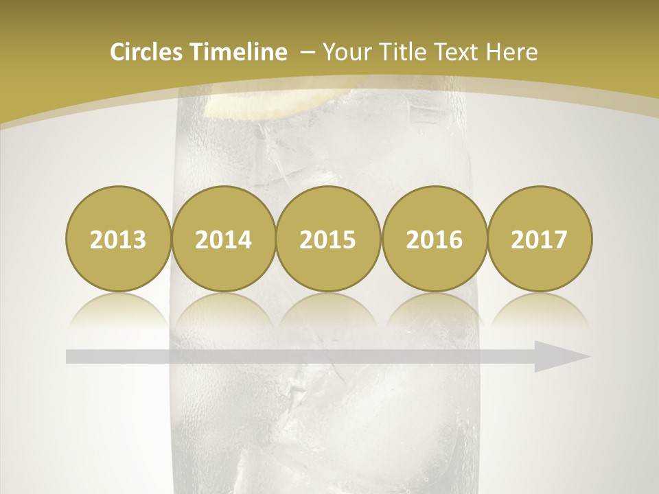 Clear Ice Drink PowerPoint Template