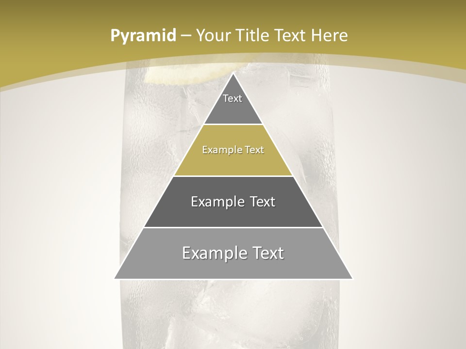 Clear Ice Drink PowerPoint Template