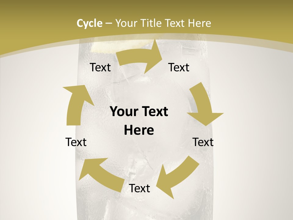 Clear Ice Drink PowerPoint Template