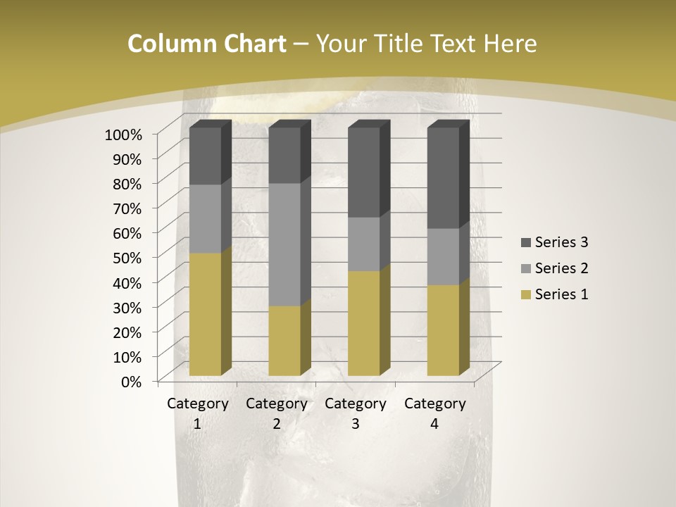 Clear Ice Drink PowerPoint Template
