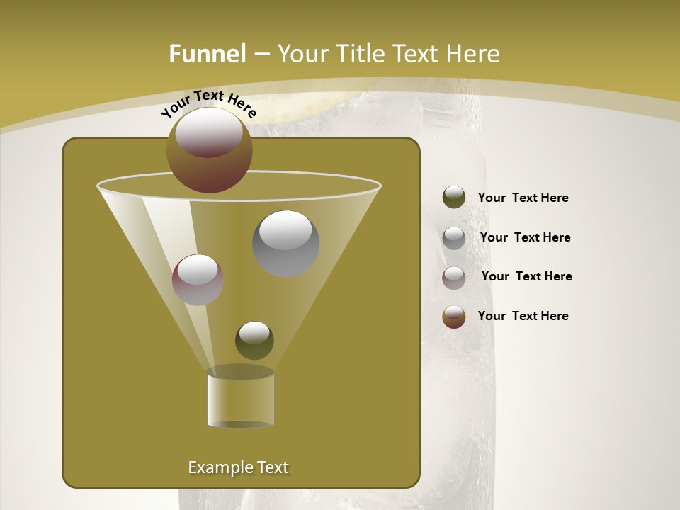 Clear Ice Drink PowerPoint Template