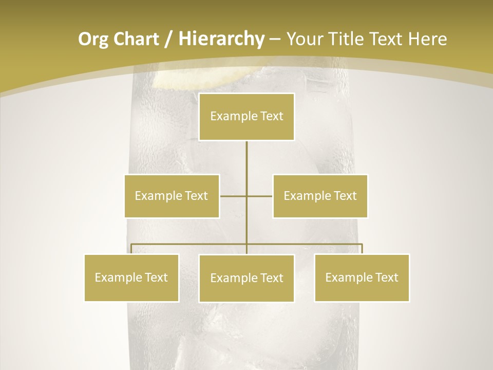 Clear Ice Drink PowerPoint Template
