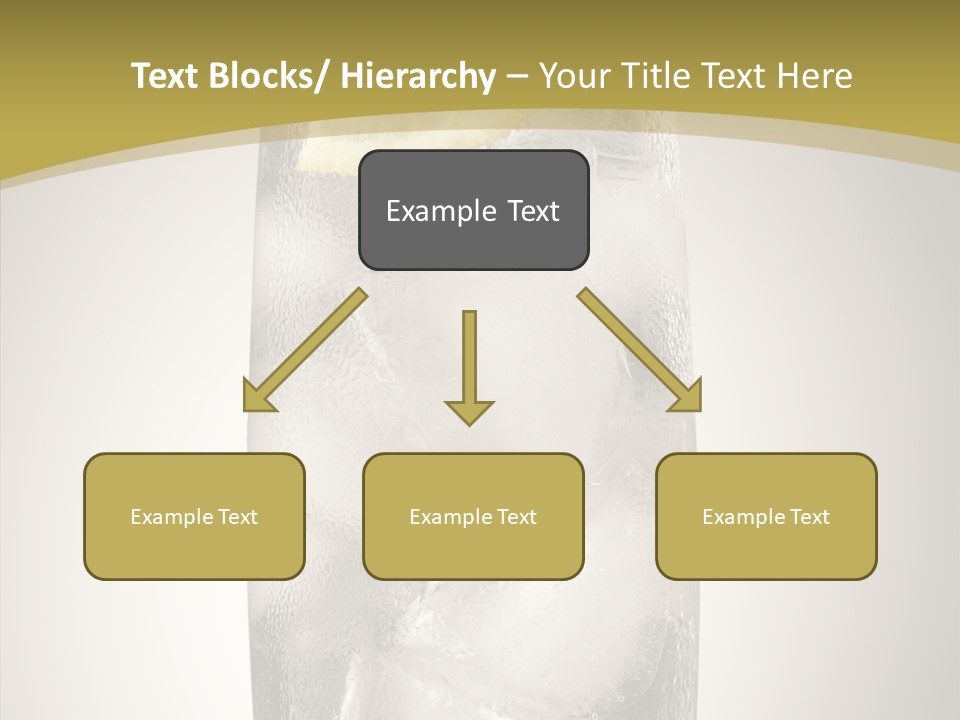 Clear Ice Drink PowerPoint Template