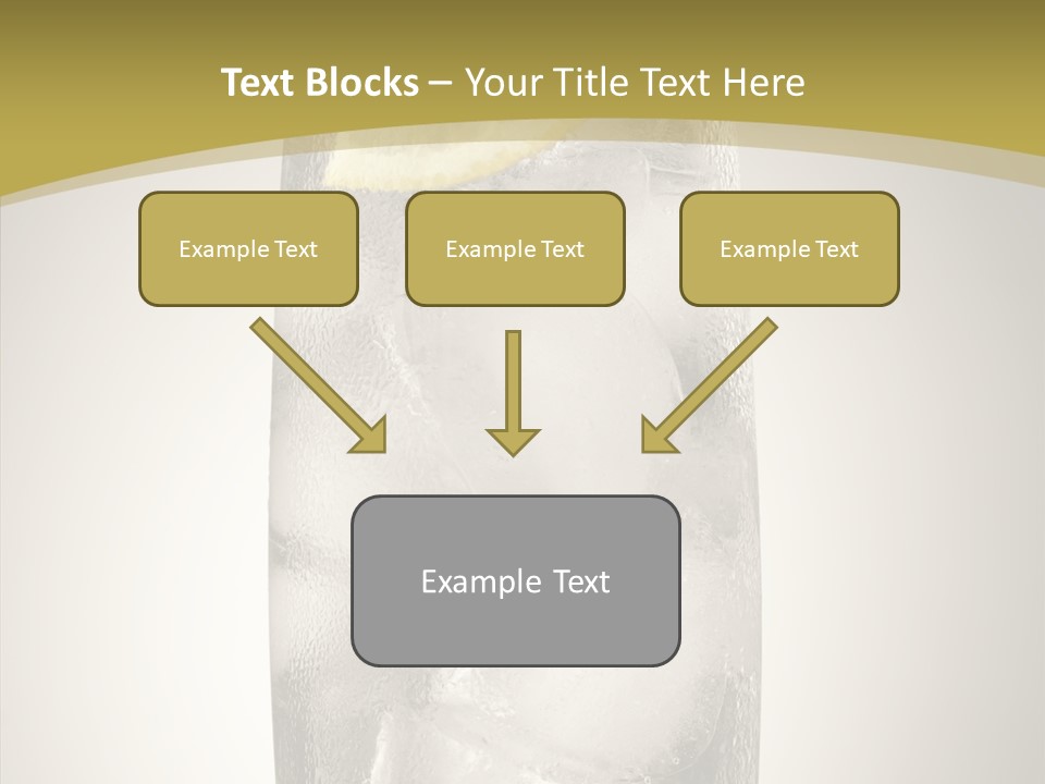Clear Ice Drink PowerPoint Template