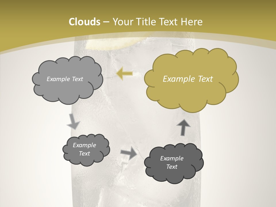 Clear Ice Drink PowerPoint Template