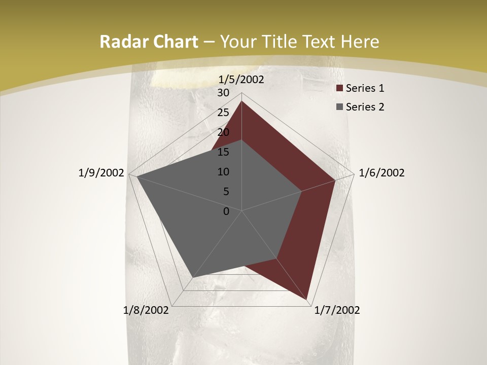 Clear Ice Drink PowerPoint Template