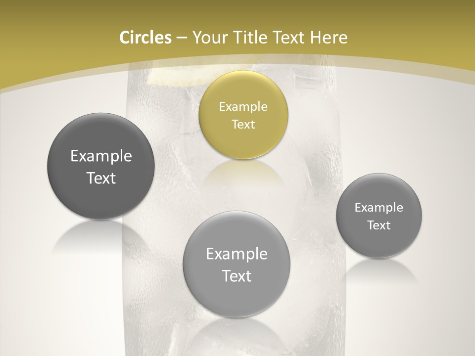 Clear Ice Drink PowerPoint Template