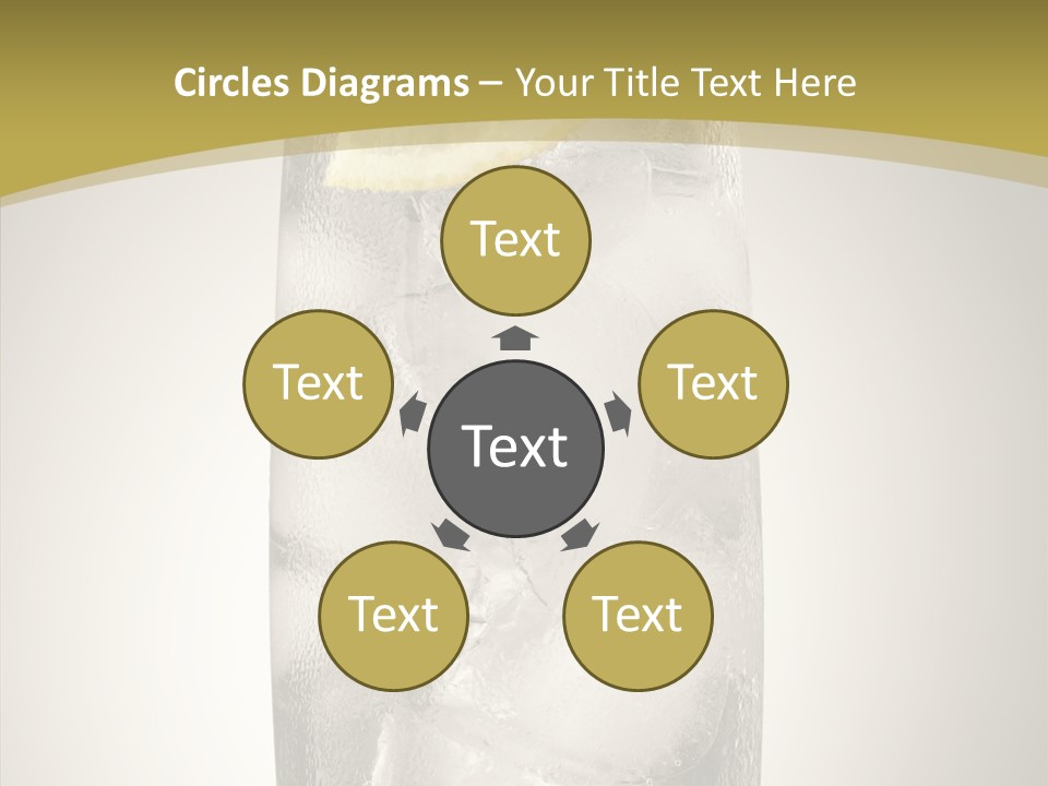 Clear Ice Drink PowerPoint Template