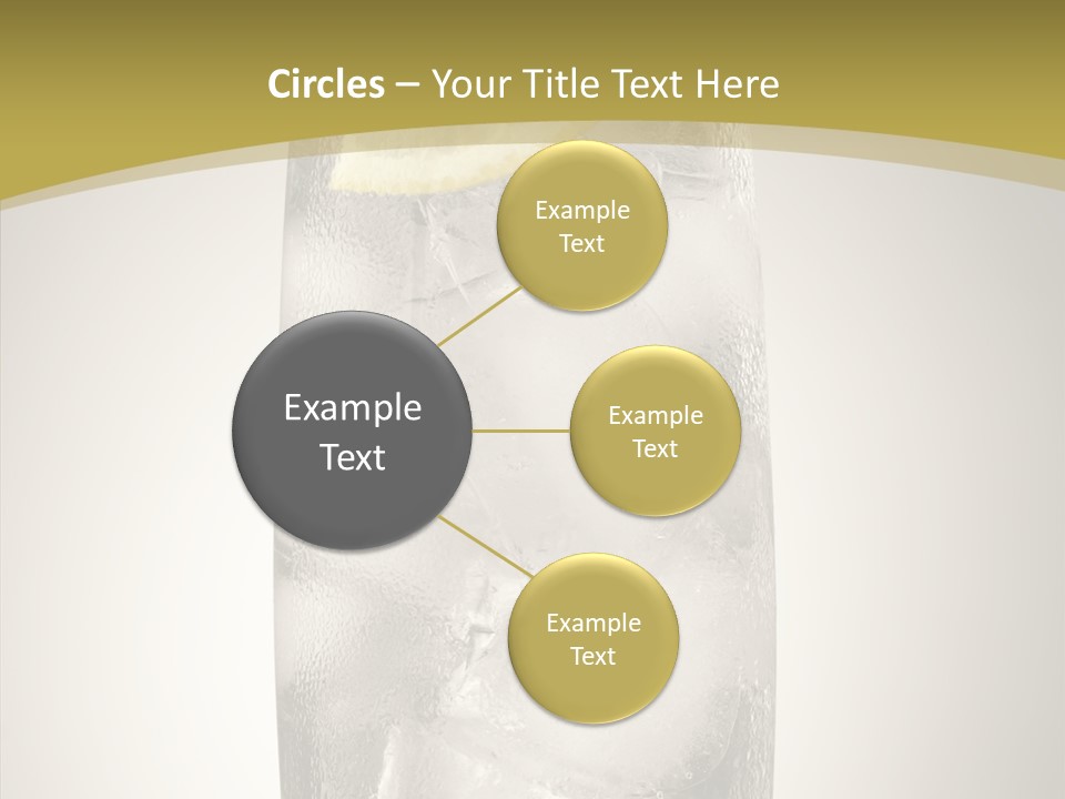 Clear Ice Drink PowerPoint Template