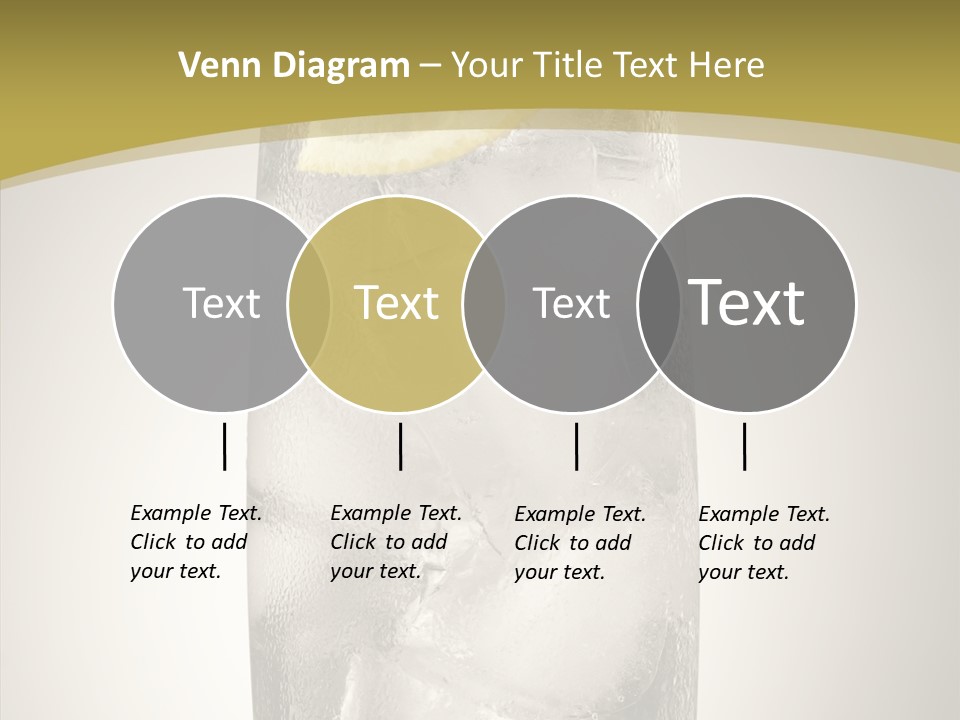 Clear Ice Drink PowerPoint Template