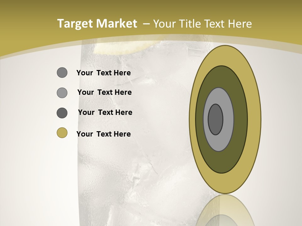 Clear Ice Drink PowerPoint Template