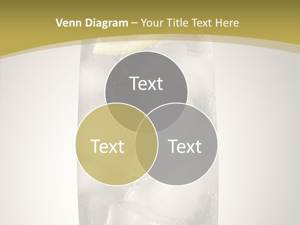 Clear Ice Drink PowerPoint Template