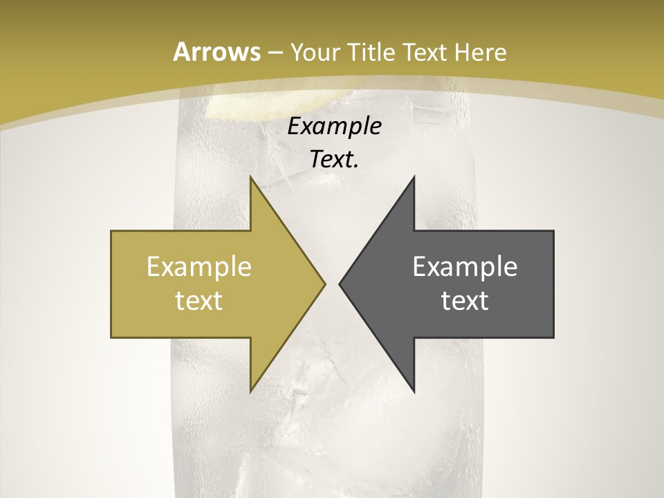 Clear Ice Drink PowerPoint Template