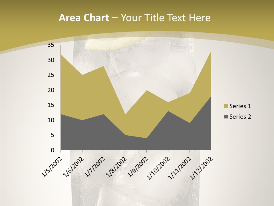 Clear Ice Drink PowerPoint Template