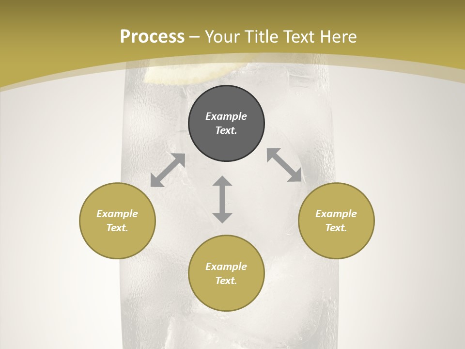 Clear Ice Drink PowerPoint Template