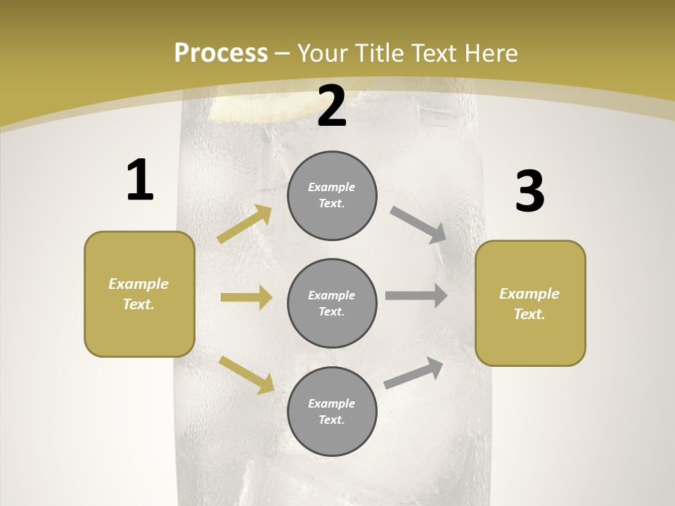Clear Ice Drink PowerPoint Template