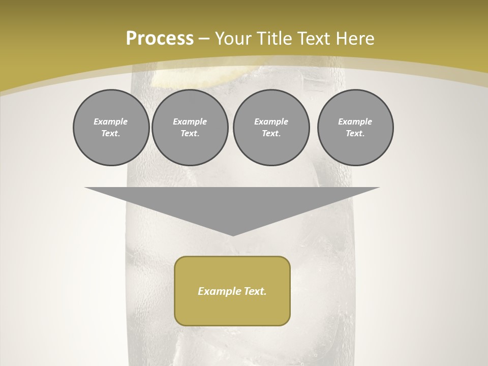 Clear Ice Drink PowerPoint Template