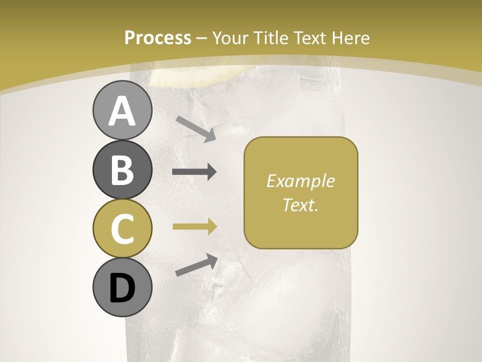 Clear Ice Drink PowerPoint Template