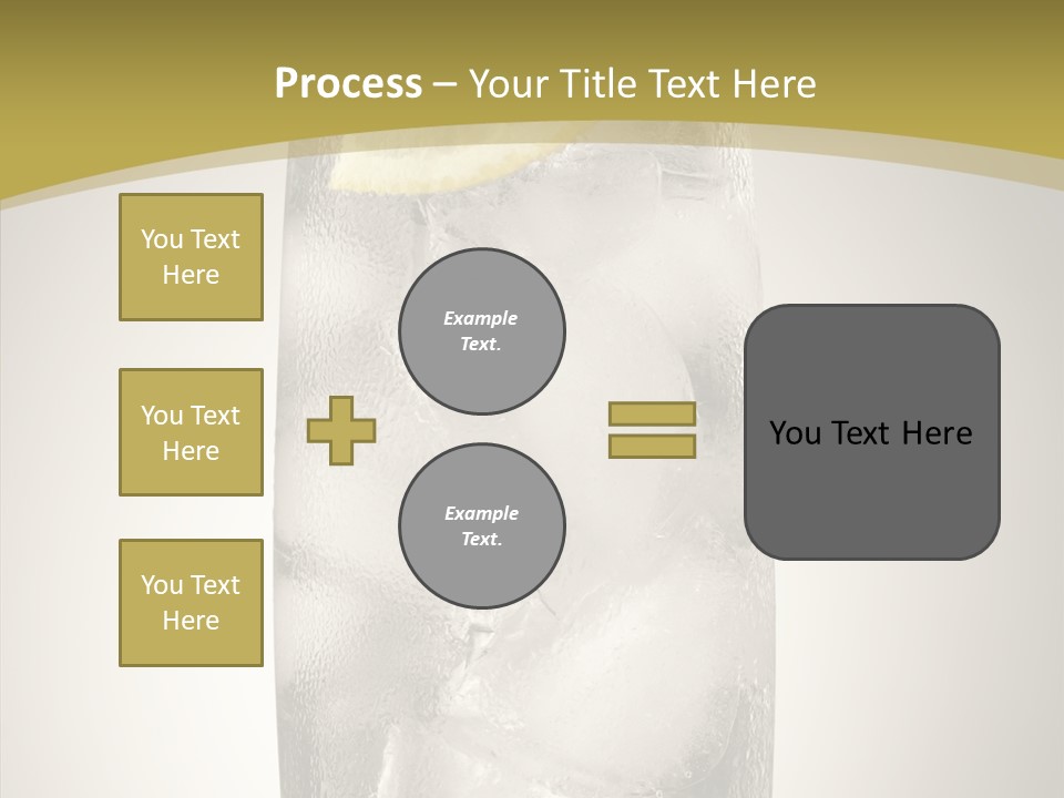 Clear Ice Drink PowerPoint Template
