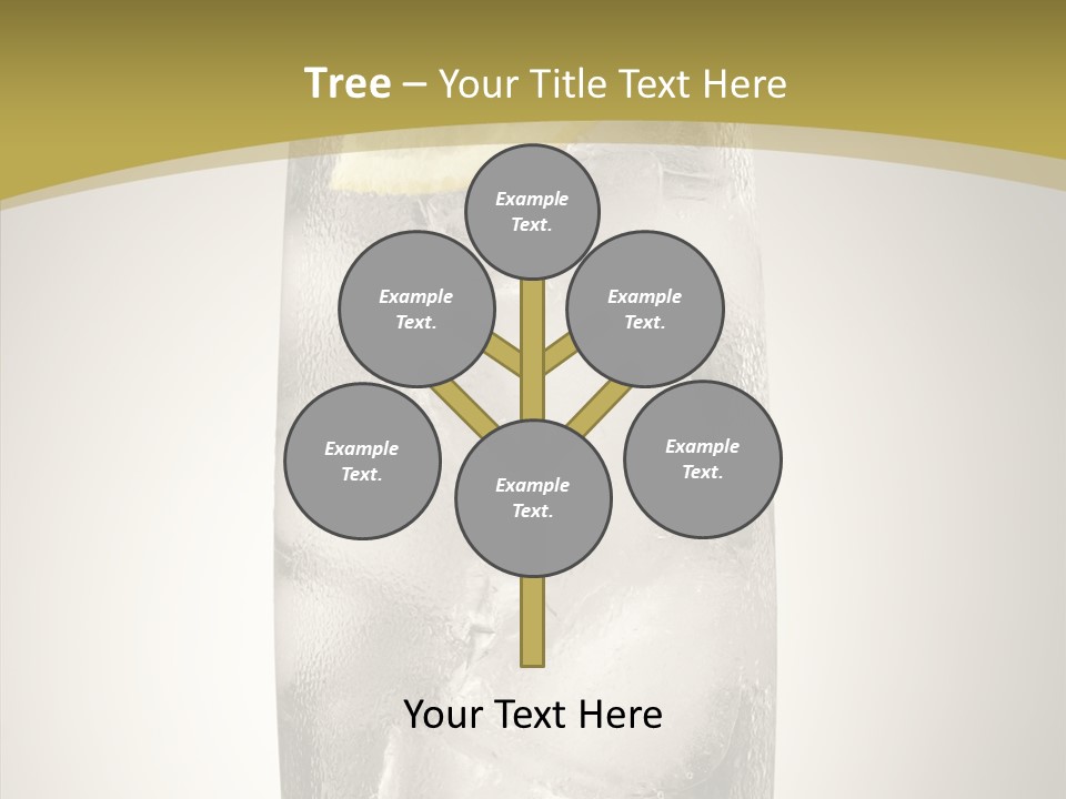 Clear Ice Drink PowerPoint Template