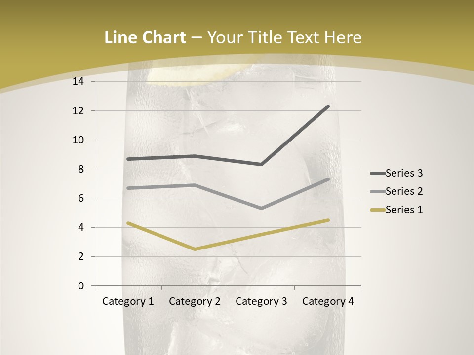 Clear Ice Drink PowerPoint Template