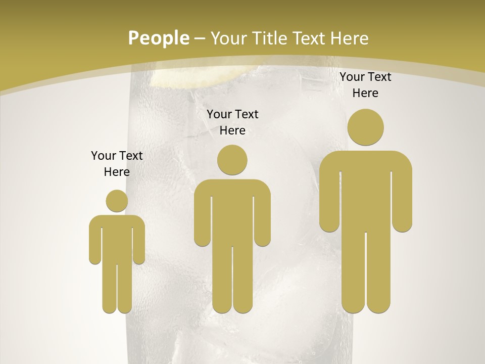 Clear Ice Drink PowerPoint Template