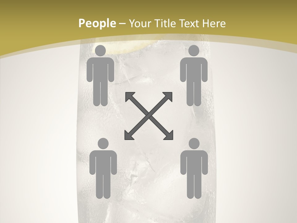 Clear Ice Drink PowerPoint Template