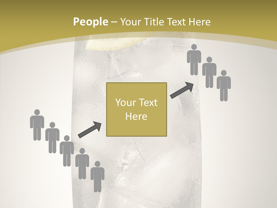 Clear Ice Drink PowerPoint Template