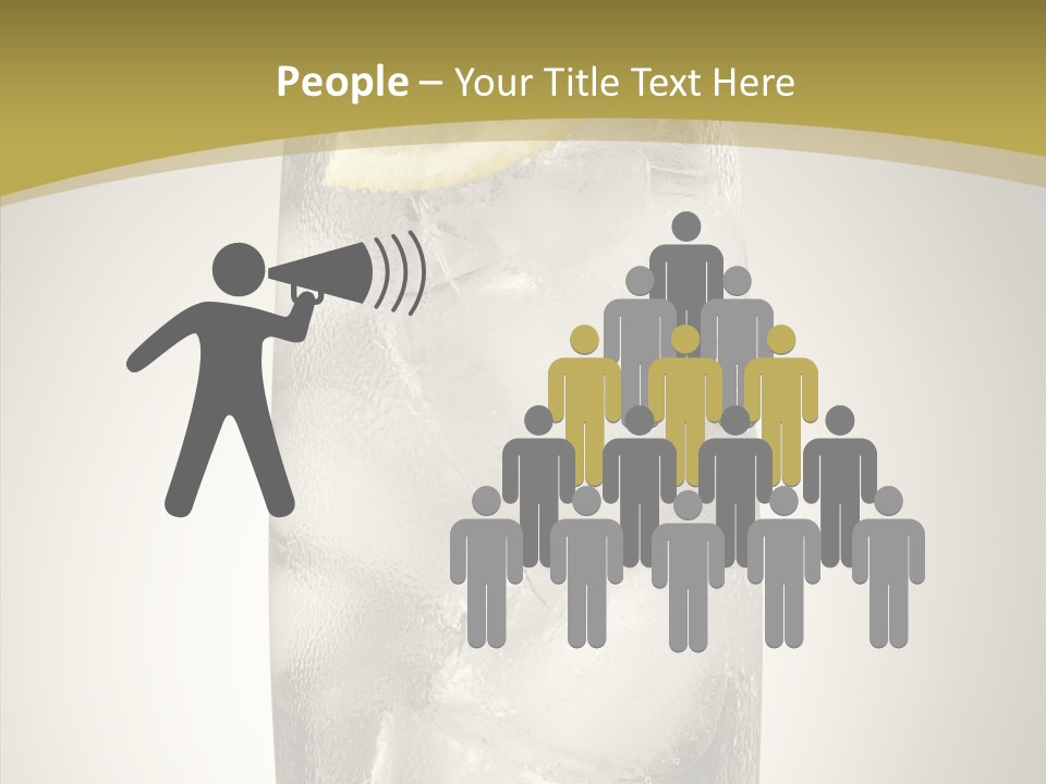 Clear Ice Drink PowerPoint Template