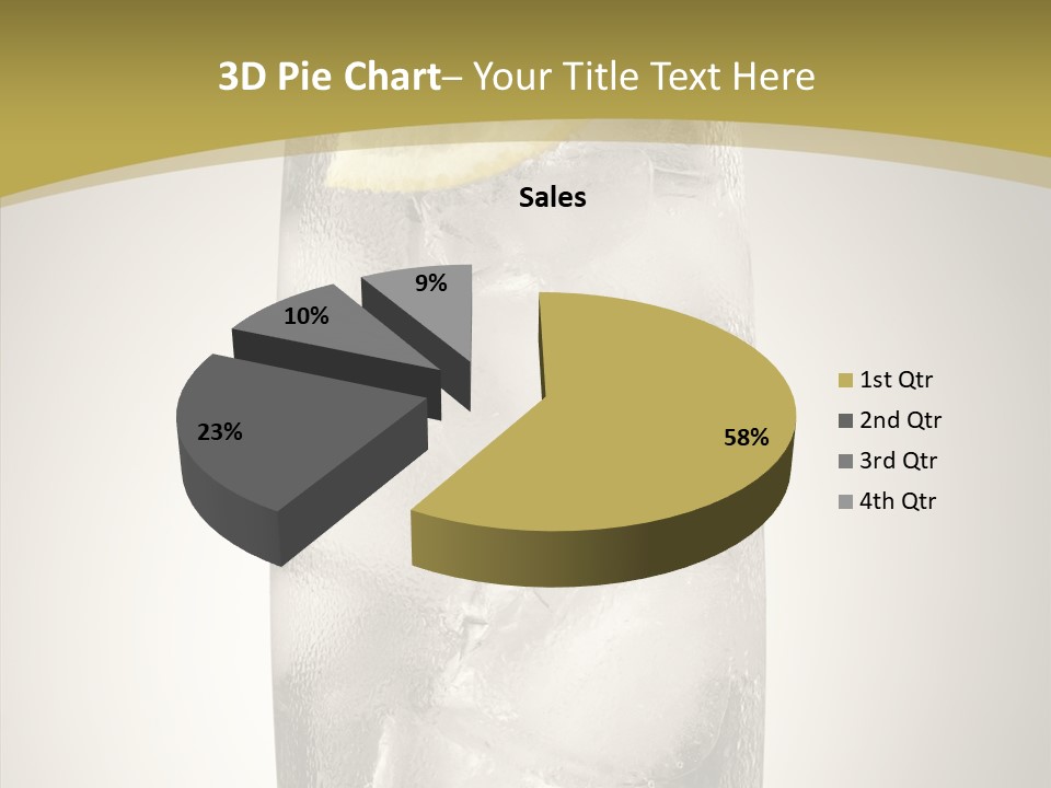 Clear Ice Drink PowerPoint Template