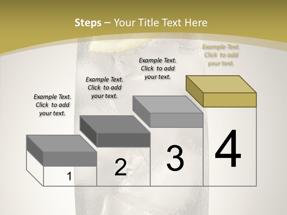 Clear Ice Drink PowerPoint Template