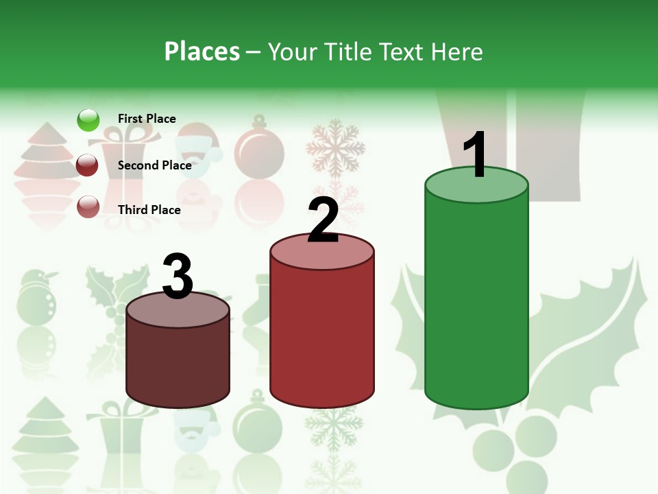 Present Symbol Snowman PowerPoint Template