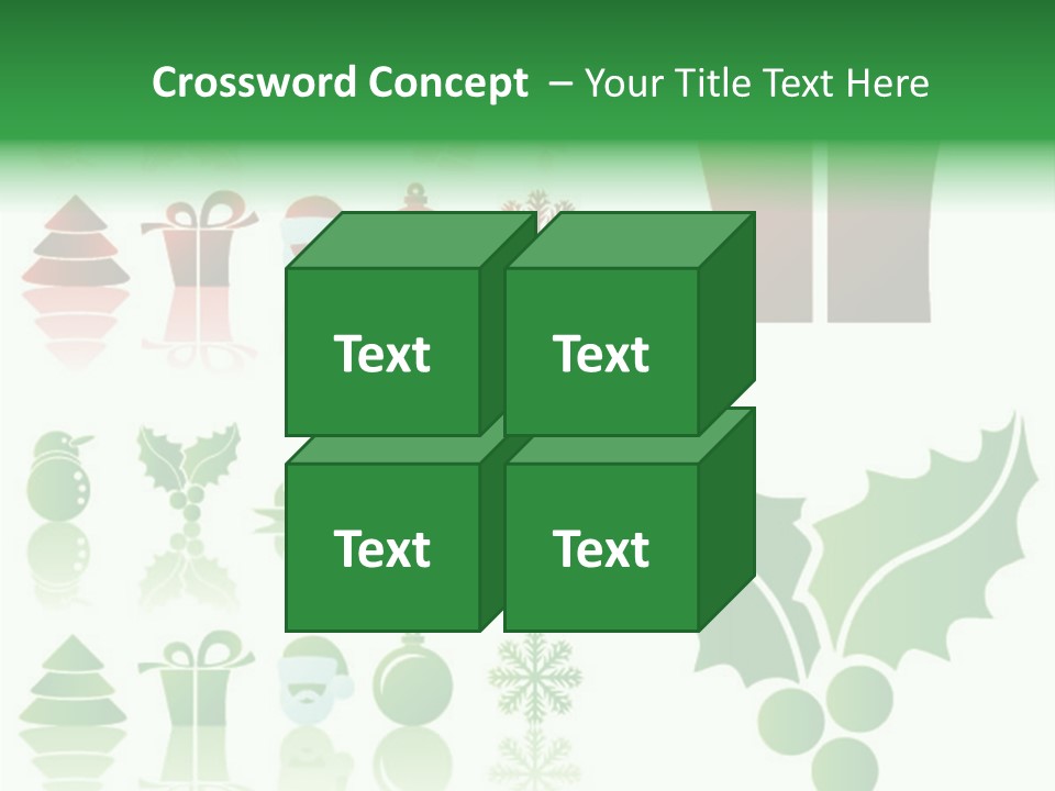 Present Symbol Snowman PowerPoint Template