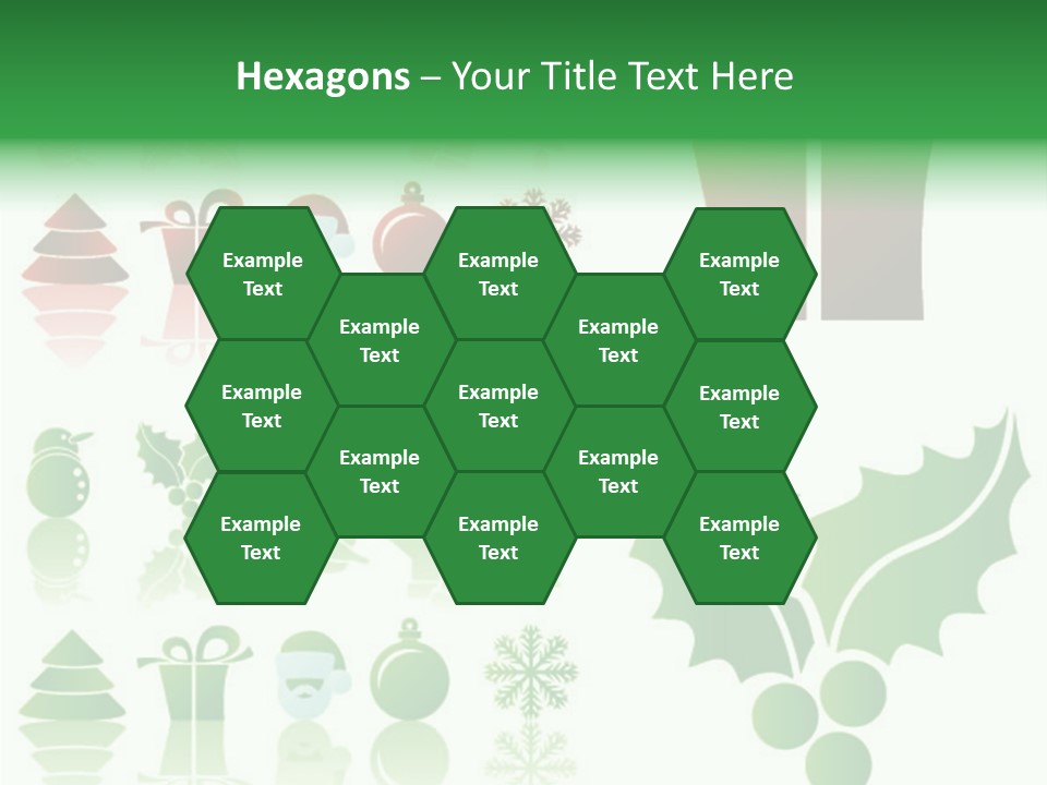 Present Symbol Snowman PowerPoint Template