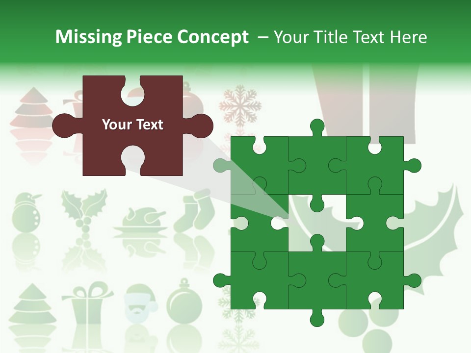 Present Symbol Snowman PowerPoint Template