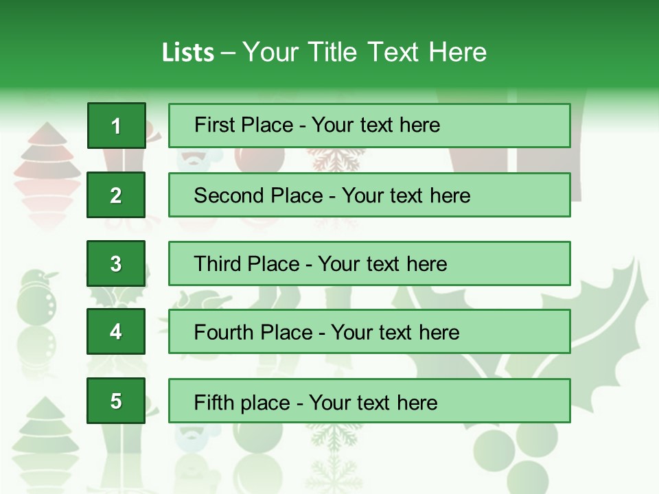 Present Symbol Snowman PowerPoint Template