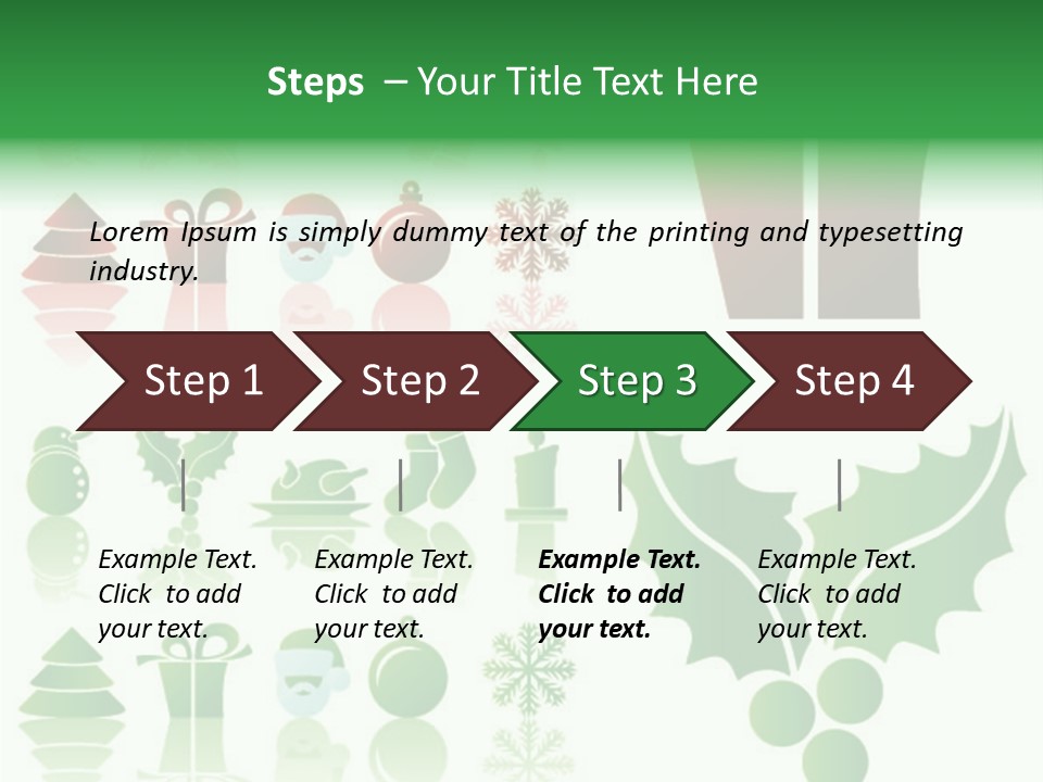 Present Symbol Snowman PowerPoint Template