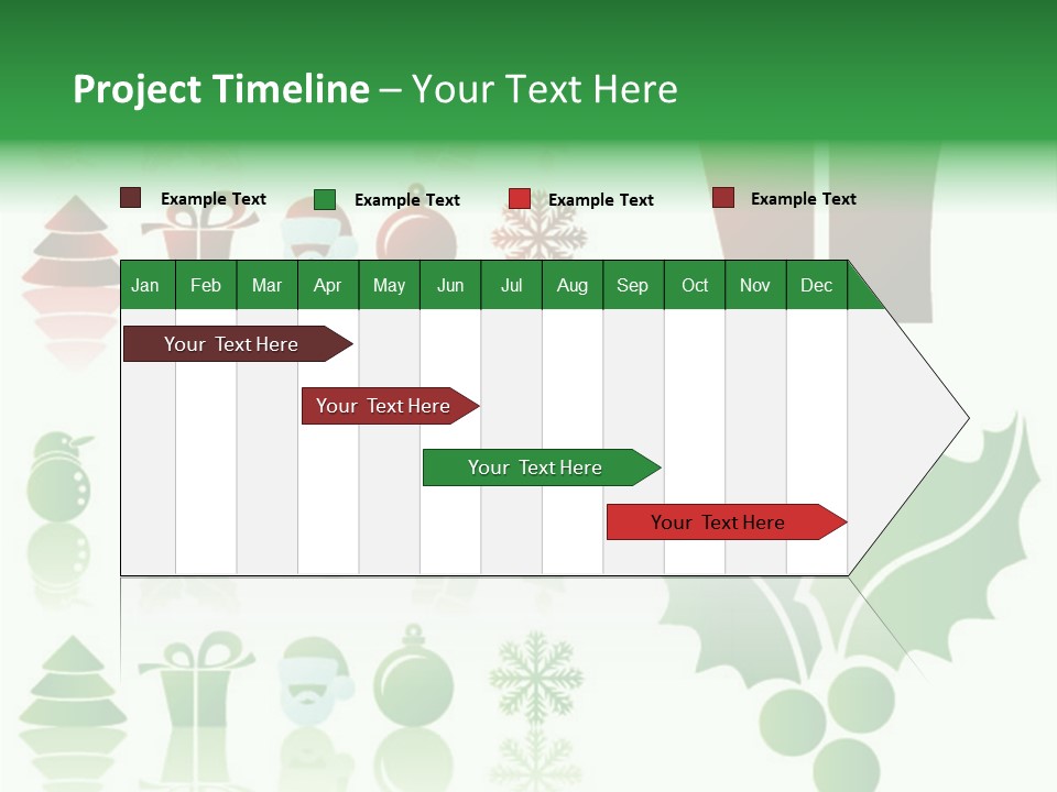 Present Symbol Snowman PowerPoint Template