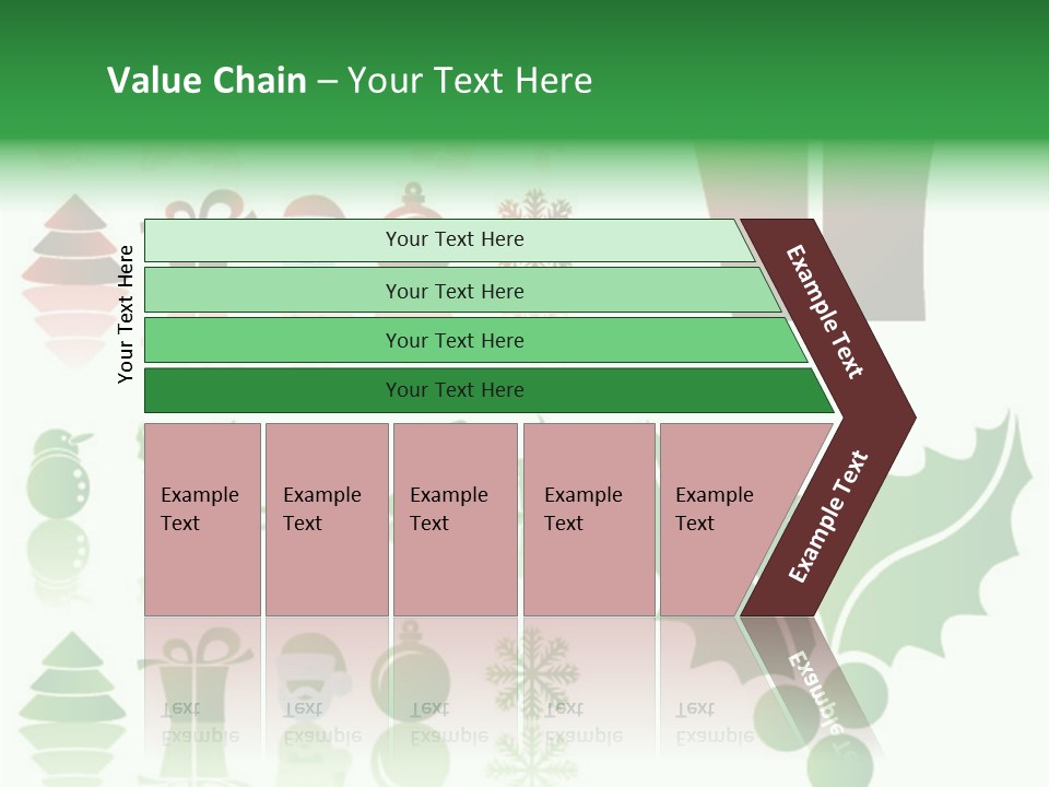 Present Symbol Snowman PowerPoint Template