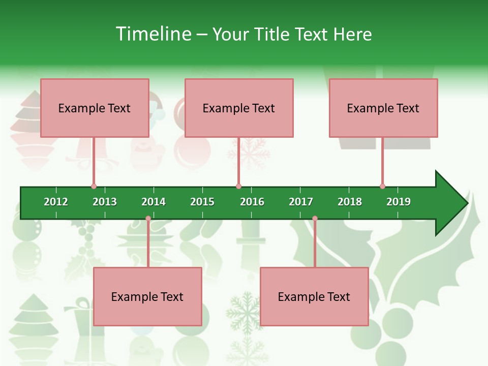 Present Symbol Snowman PowerPoint Template