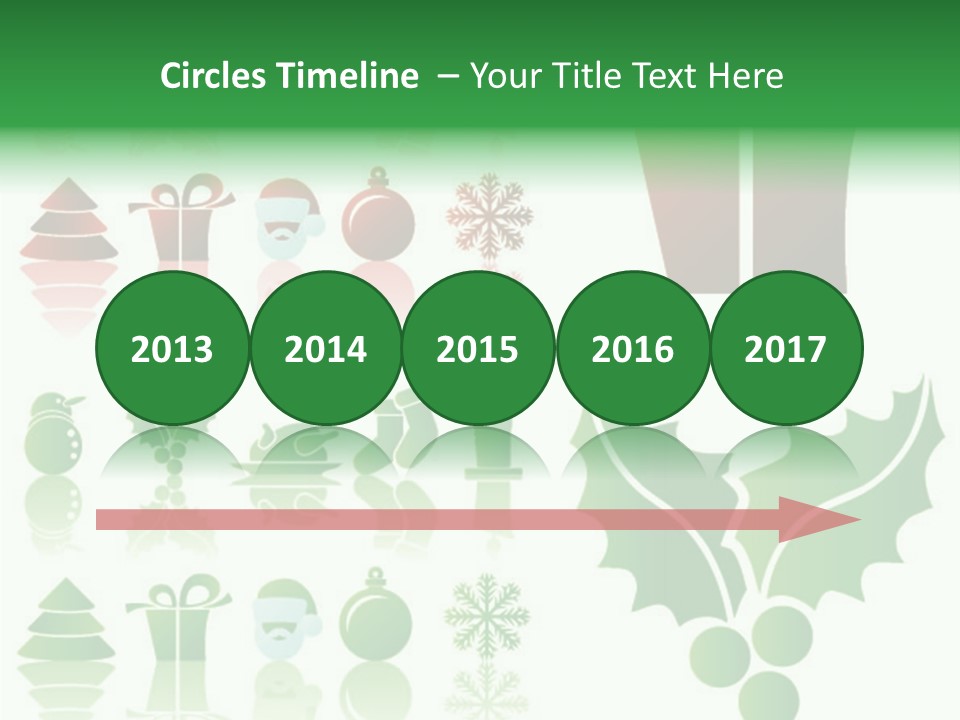 Present Symbol Snowman PowerPoint Template