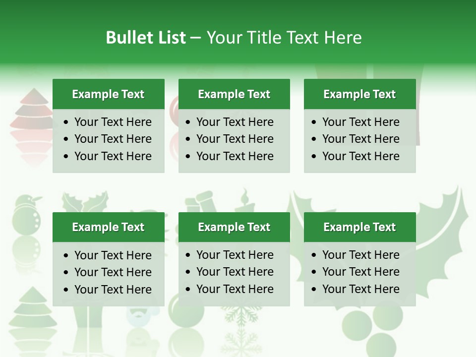 Present Symbol Snowman PowerPoint Template