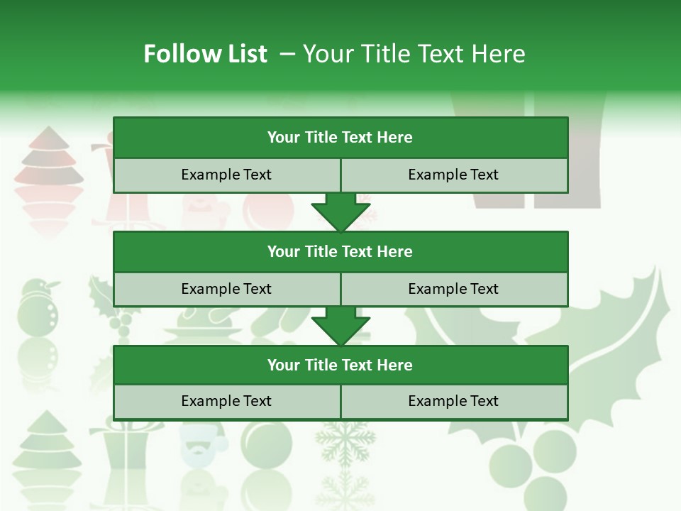 Present Symbol Snowman PowerPoint Template