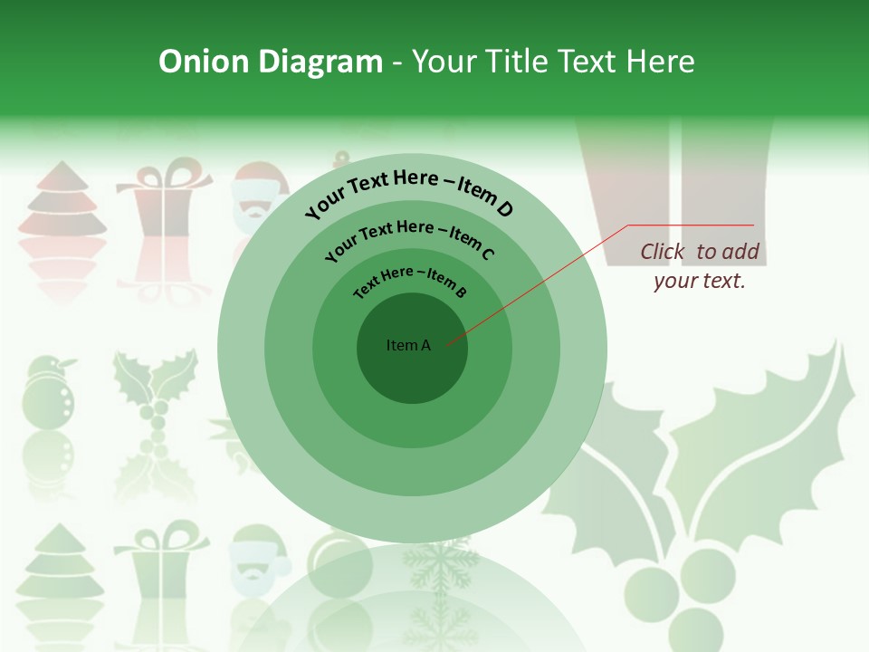 Present Symbol Snowman PowerPoint Template