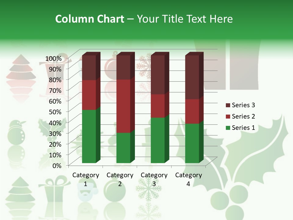 Present Symbol Snowman PowerPoint Template