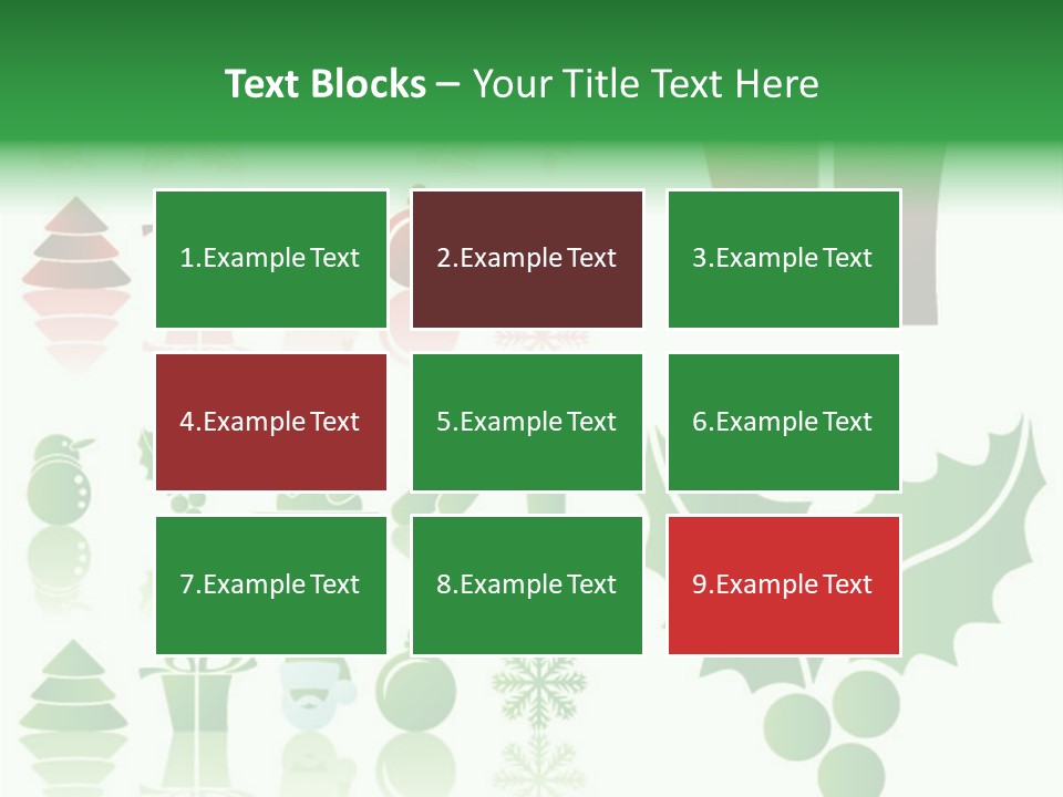 Present Symbol Snowman PowerPoint Template
