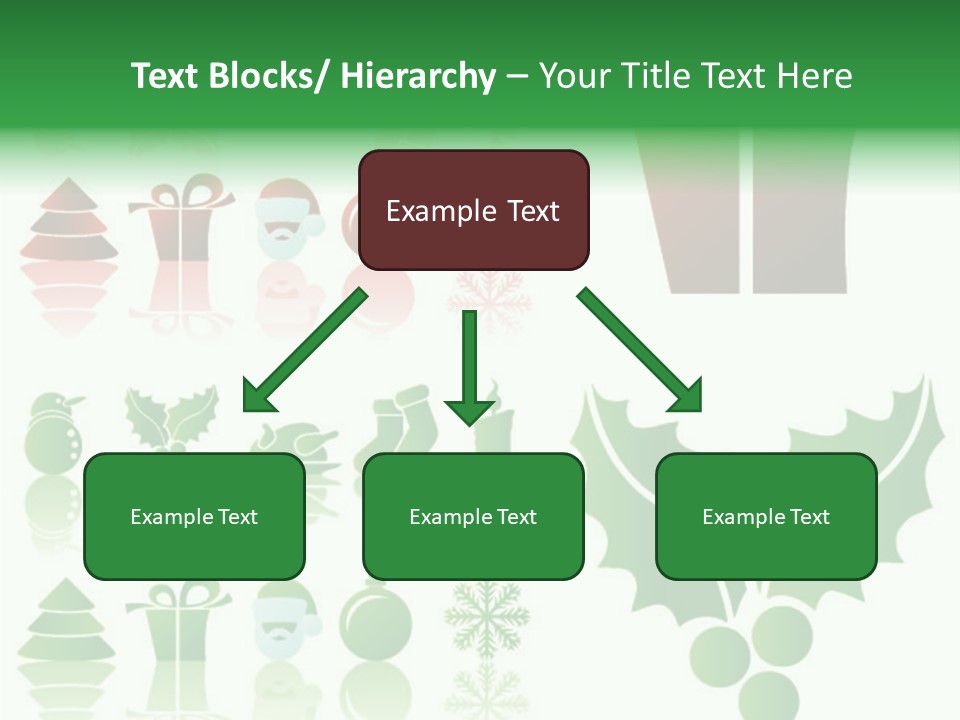 Present Symbol Snowman PowerPoint Template