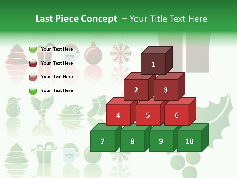 Present Symbol Snowman PowerPoint Template