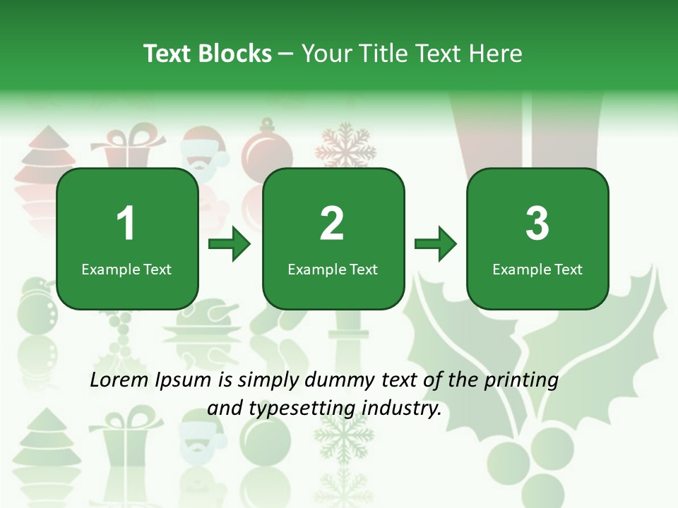 Present Symbol Snowman PowerPoint Template