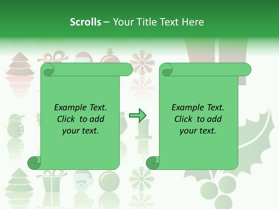 Present Symbol Snowman PowerPoint Template
